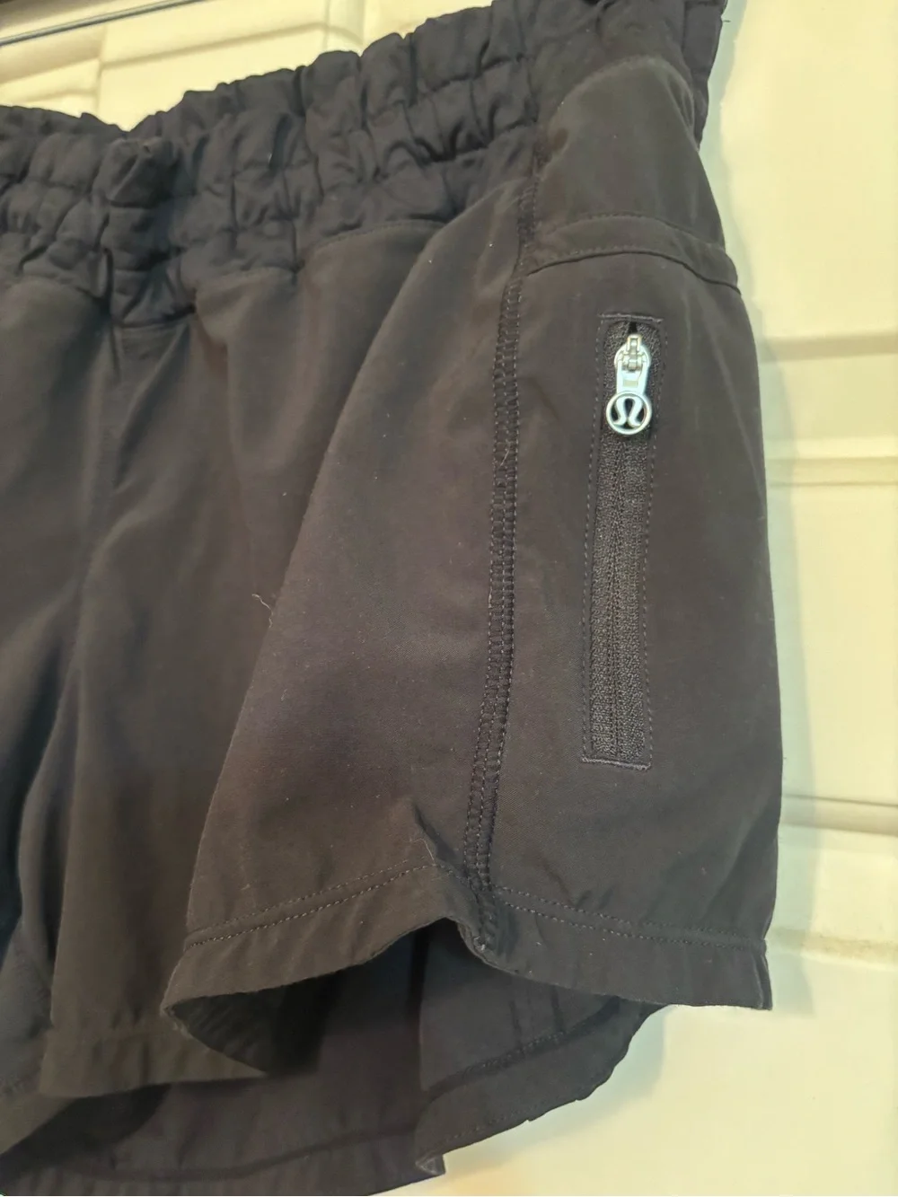 lululemon athletica Black Athletic Shorts with Elastic Waistband